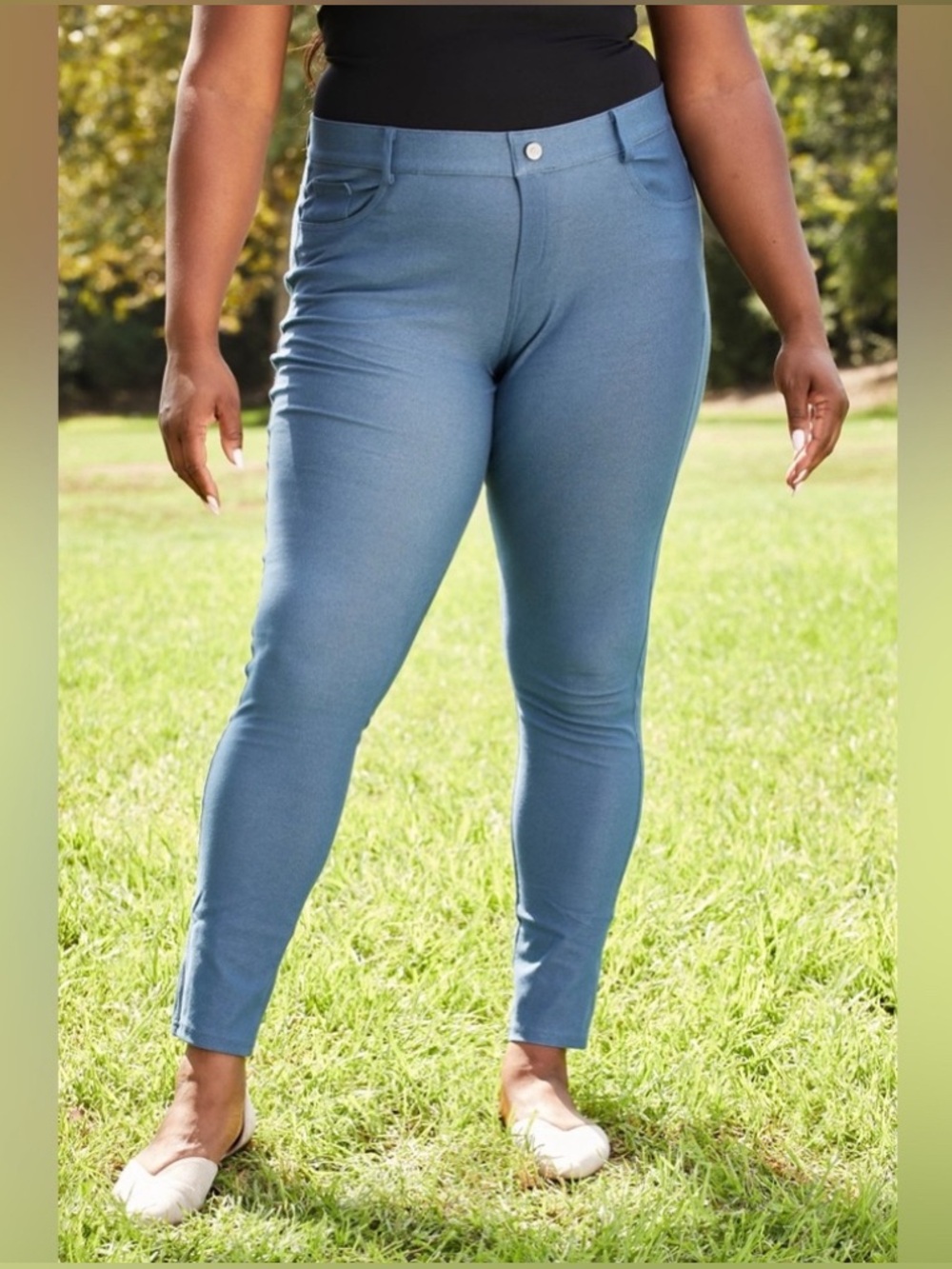 Yelete Ruth Skinny Jeggings Teal